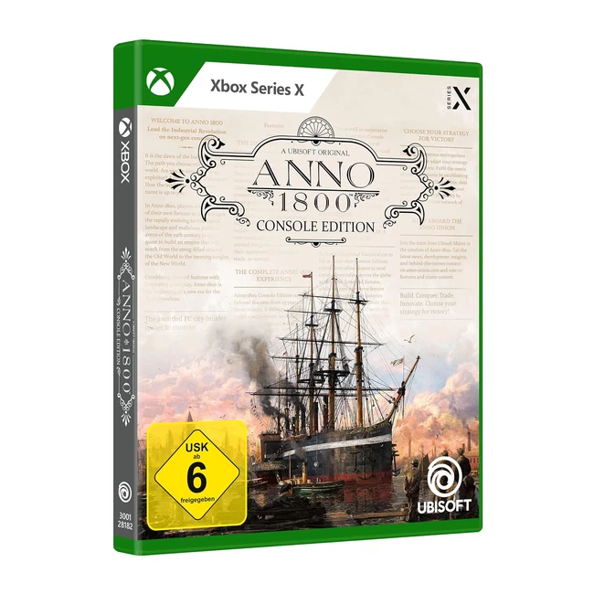 Anno 1800 Console Edition Xbox Series X - Aufbaustrategiespiel mit beeindruckenden Städten und logistischen Netzwerken