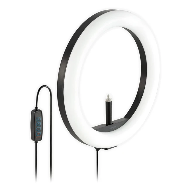 Kensington L100 Lampe LED Ring Light avec Support Webcam - Visioconfrences 