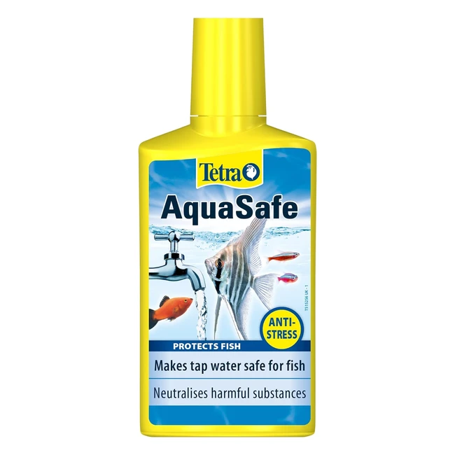 Tetra AquaSafe - Tap Water to Safe  Healthy Water for Fish  Plants 250ml