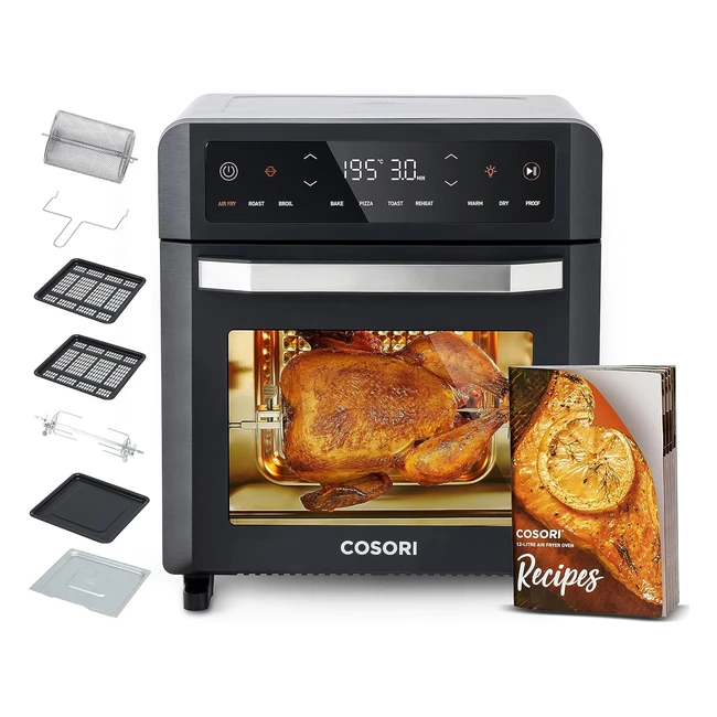 Cosori Heiluftfritteuse 12L 11 Multifunktionen LCD-Display Drautomat Funktio