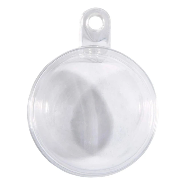 Boule en plastique transparente Rayher 39469800 - 2 pices 12cm - Idal pour l