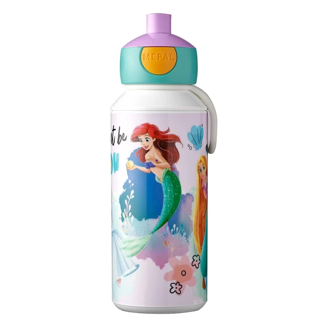 Botella Mepal Campus Popup 400ml - Disney Princess - Apta para lavavajillas y sin BPA