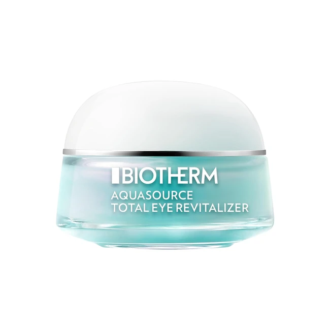 Biotherm Aquasource Eye Revitalizer Augencreme erfrischende Augenpflege mit sofortigem Kühlungseffekt revitalisierende Creme mit Sakura-Blattextrakt und Koffein für einen straffen Augenbereich 15 ml