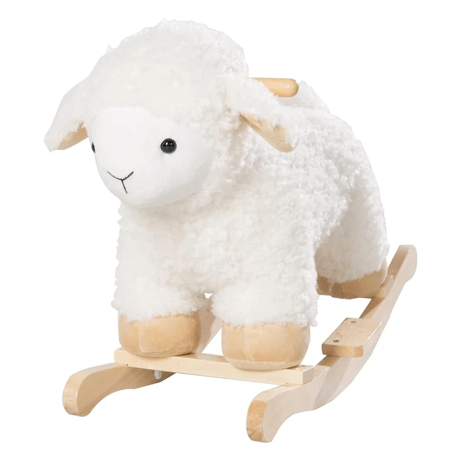 Roba Animal Balancín Oveja Acolchada y Suave - Juguete de Peluche - Ref. 12345