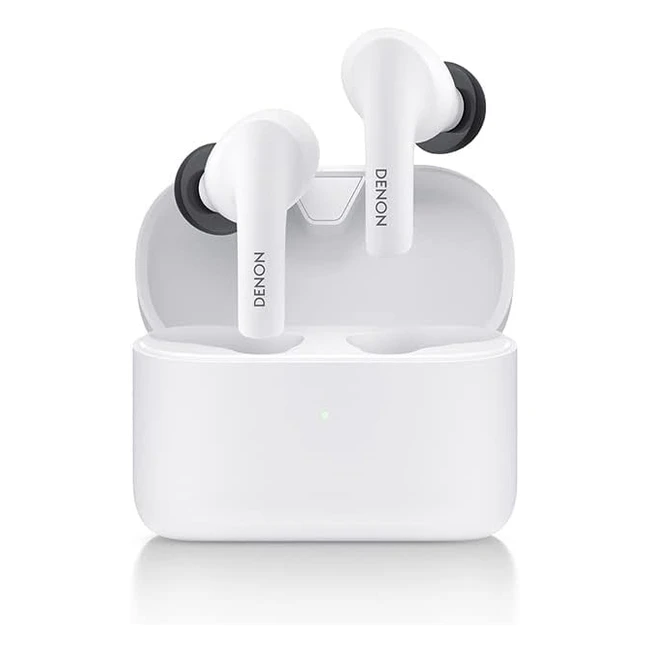 Denon AHC630W True Wireless In-Ear Headphones - Water Resistant Bluetooth Headphones with Built-in Microphone