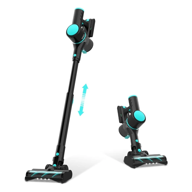 Aspirateur sans fil Wowgo 30kpa, moteur 250W, batterie amovible - Nettoyage puissant et longue autonomie