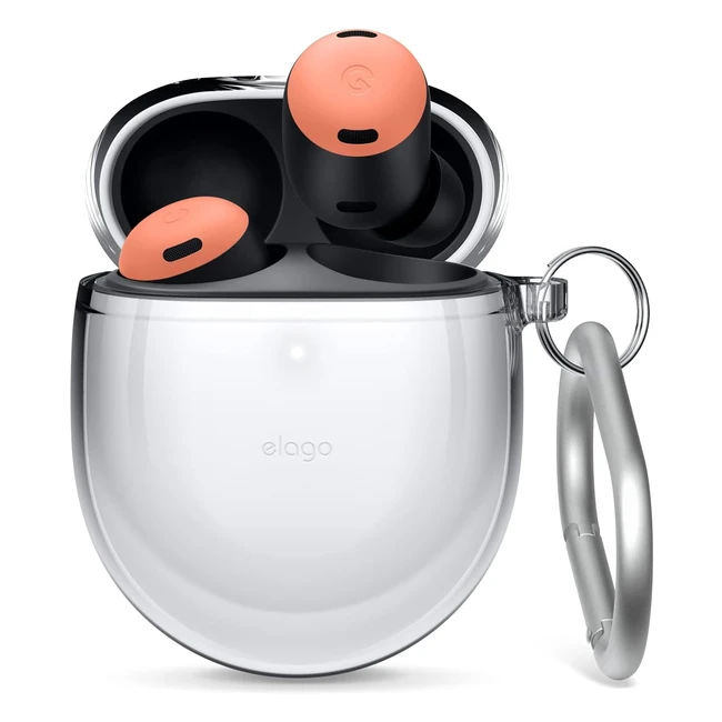 elago Clear Case for Google Pixel Buds Pro - Shockproof & Transparent