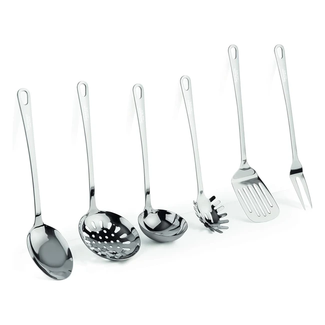 Set Mestoli Barazzoni 6 Pezzi Acciaio Inox 1810 - Cucina