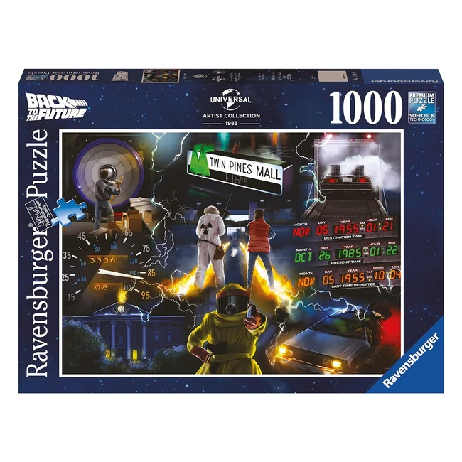 Ravensburger Universal Vault Collection Back to the Future Jigsaw Puzzle - 1000 Pieces