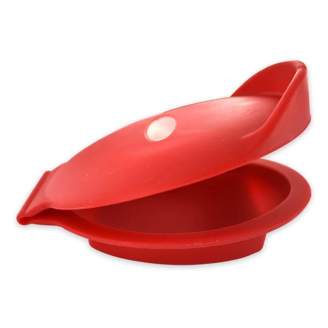 Cale huîtres en silicone Fackelmann 682231 - Rouge - Support pour couper et ouvrir les huîtres - 115 x 8 x 45 cm