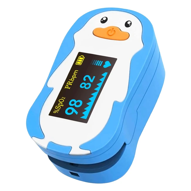 Saturimetro Pediatrico Aiesi - Misuratore di Ossigeno Certificato - Display a Co