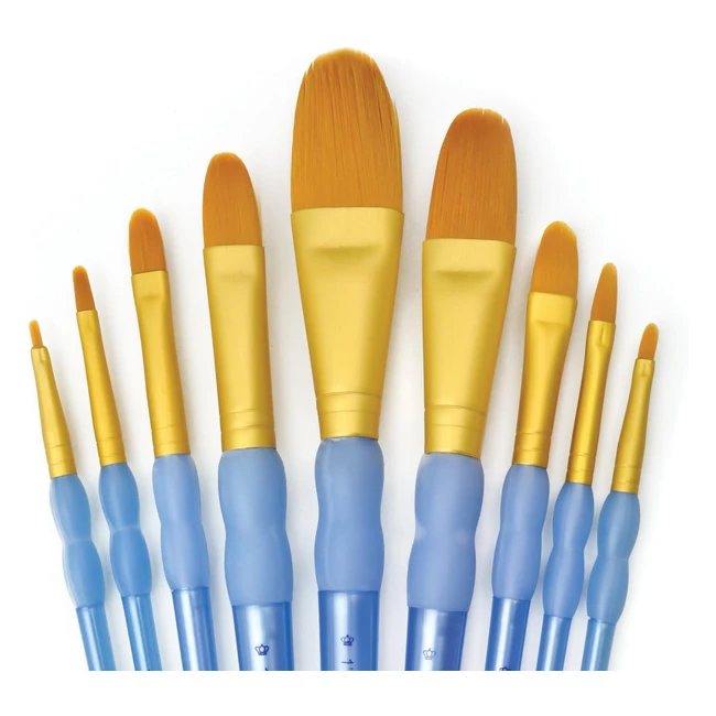 Juego de Pinceles Royal Langnickel 9 Unidades - Fibra de Taklon