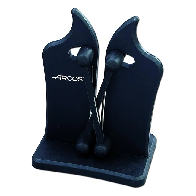 Afilador de cuchillos profesional Arcos Premium - Afilado preciso y seguro - ABS negro