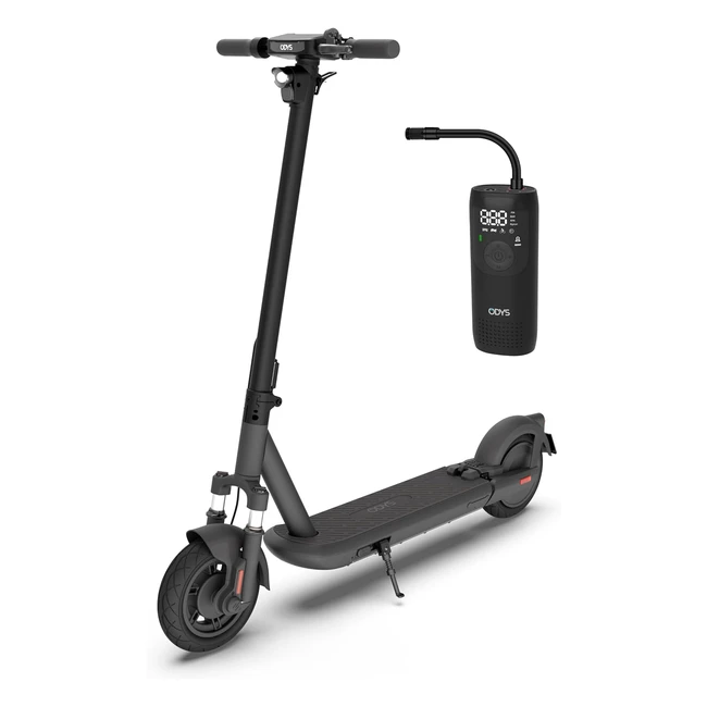 Odys Escooter mit Straßenzulassung, App-Anbindung, bis zu 100km Reichweite, 140kg zugel. Gesamtgewicht, Luftreifen, max. 20km/h, duales Bremssystem, IP55 Display, Flexpump