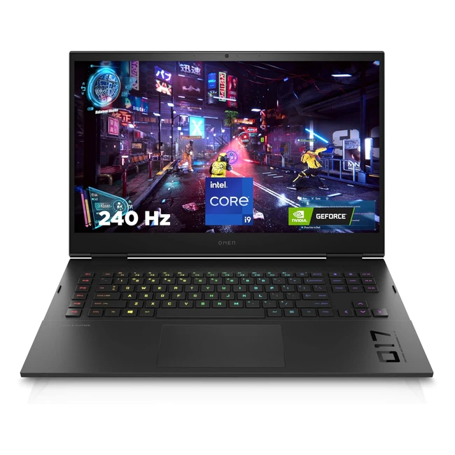 HP Omen Gaming Laptop 17,3 Zoll QHD 240Hz Display Intel Core i913900HX 32GB DDR5 RAM 1TB SSD Nvidia GeForce RTX 4080