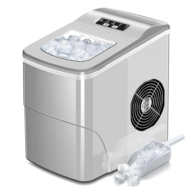 RWFlame Ice Maker Machine - Make 15kg Ice in 24 Hrs - Quick & Powerful