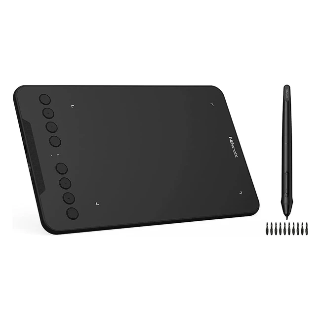 XP-Pen Deco Mini7W Graphic Drawing Tablet - Wireless, 2.4GHz, Digital Drawing Pad for Painting, Design, Online Learning, and Web Conferences