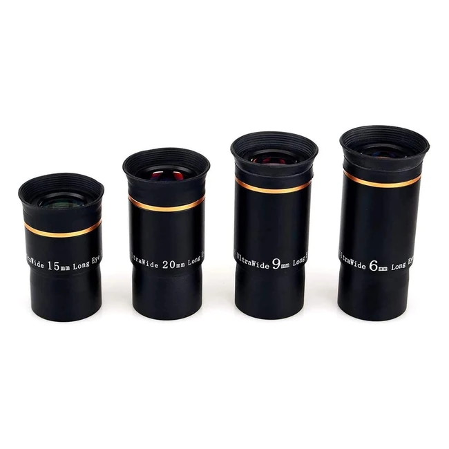 Svbony Telescopio Oculare 125 Kit - Ampio Campo Visivo 66° - Oculare per Telescopio Astronomico