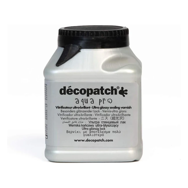 Decopatch Vaub180ao - Vasetto Vernice Vetrificante Aquapro 180ml - Brillante