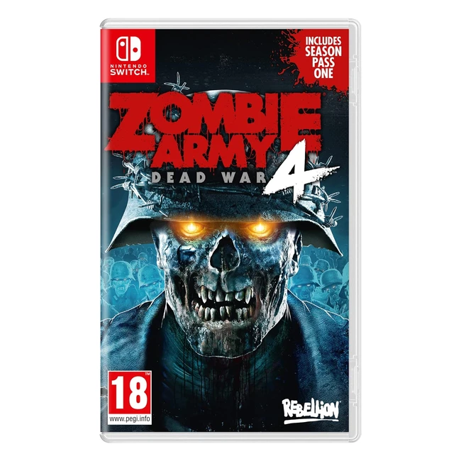 Zombie Army 4 Dead War Nintendo Switch - Jeu de tir avec campagne angoissante pour 14 joueurs