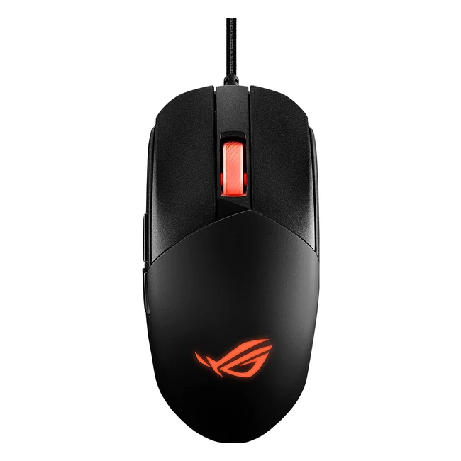 Ratón Gaming ASUS ROG Strix Impact III - Ligero y Preciso - 12000 DPI - 5 Botones Programables - Interruptores Intercambiables - Negro