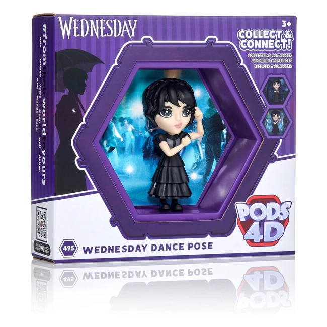 Wednesday Addams School Dance Connectable Collectable Bobblehead Figure - Bursti