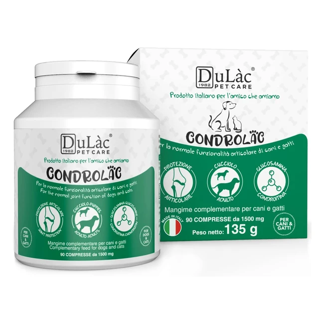 Condrolac Integratore Articolazioni Cane Super Concentrato 90 Compresse