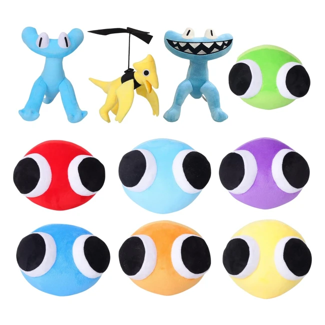 10pcs Rainbow Friends Capítulo 2 - Peluches Nuevos Juegos - Lindo Muñeco de Peluche - Niños y Niñas - Halloween - Acción de Gracias