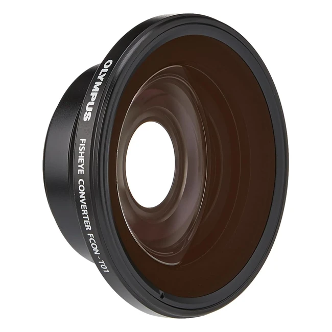 Olympus FCONT01 - Lente Fisheye per Fotocamere Digitali Stylus TG1TG2TG3 Nero 