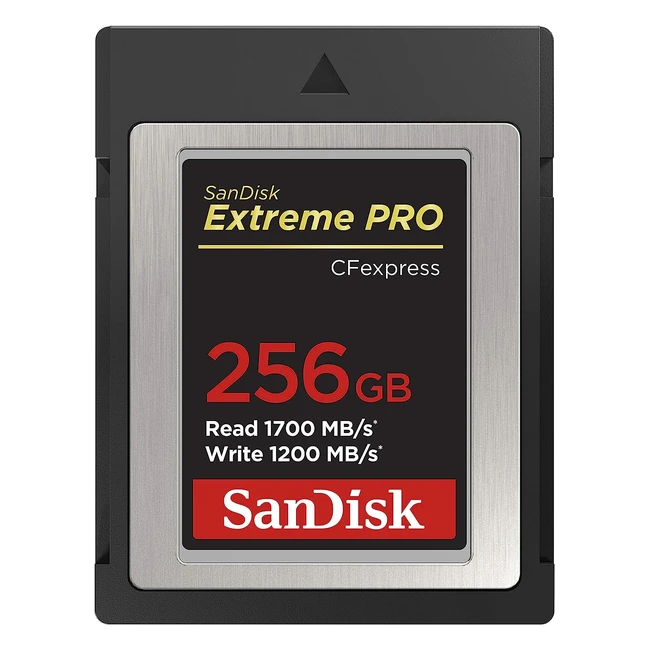 Scheda Sandisk Extreme Pro 256GB CFexpress Tipo B - Fino a 1700MBs - Filmati RA