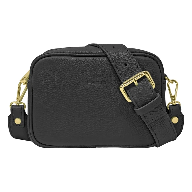 Bolsa de Hombro Parubi Pochette de Cuero Auténtico - Referencia: Ginevra