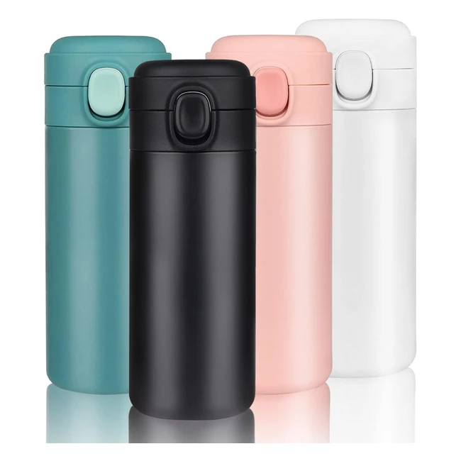 Yinjam 450ml Travel Mug - Insulated Stainless Steel Flask for Hot/Cold Drinks