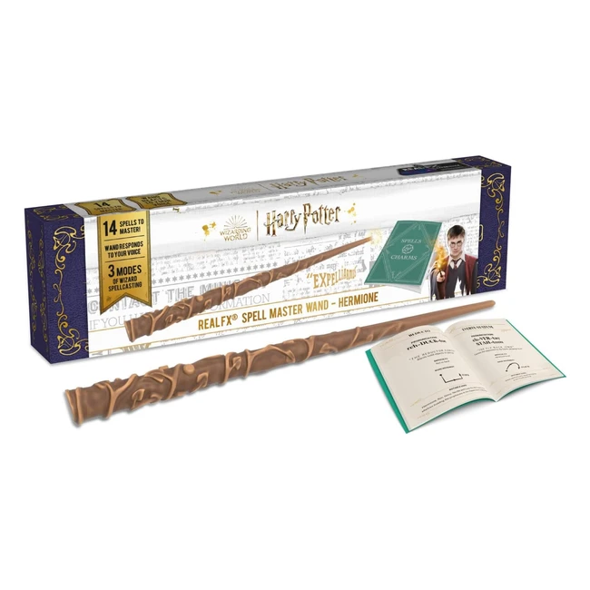Wow Stuff Hermione Real FX Wand - Official Wizarding World Harry Potter Gift - Ages 6+