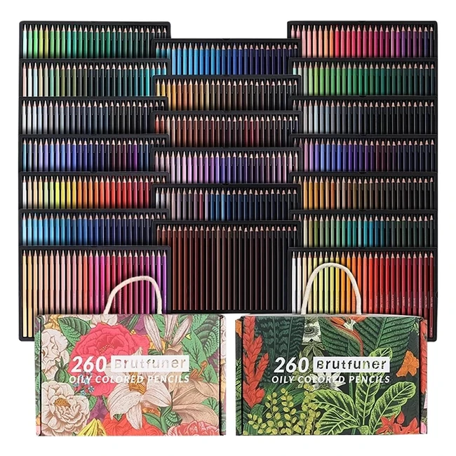 Matite Colorate Vozuna 520 - Professionali per Disegno - Adatte Adulti - Colorare, Dipingere