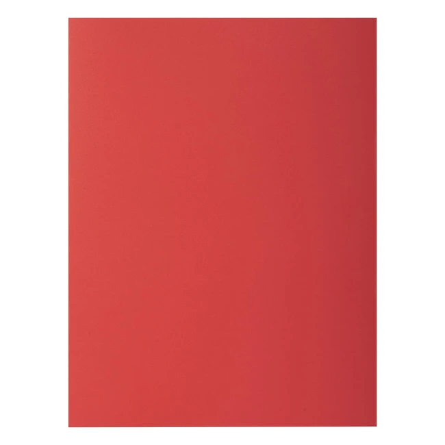 Lote 100 Subcarpetas Rocks 80 Rojo - Exacompta 800012E