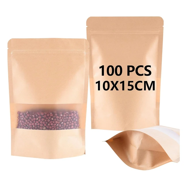 Sacchetti carta alimenti 10 15 35cm 100pcs - Baownylz