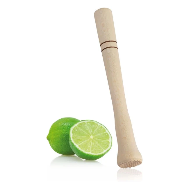 Muddler Cocktail Metaltex 253945 - 22cm Legno Marrone