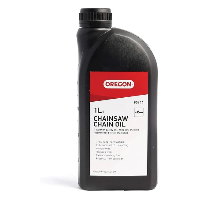 Oregon Chainsaw Chain  Guide Bar Oil - 1L Bottle 90844 - All-Season Lubricant