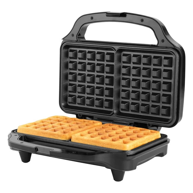 Petra PT2249TVDE Deepfillwaffeleisen XL-Platten Cooltouchgriff American Style 900W