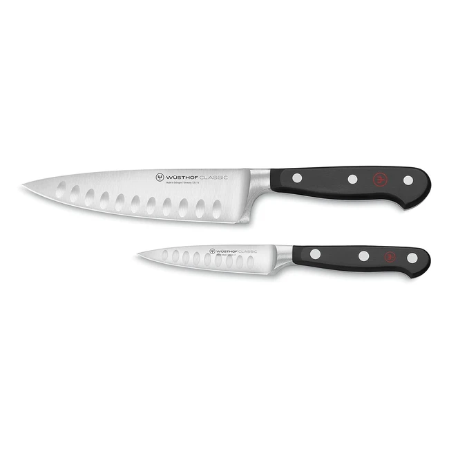 Wsthof Classic Messersatz mit 2 Messern Kullenschliff hohe Schneidkraft