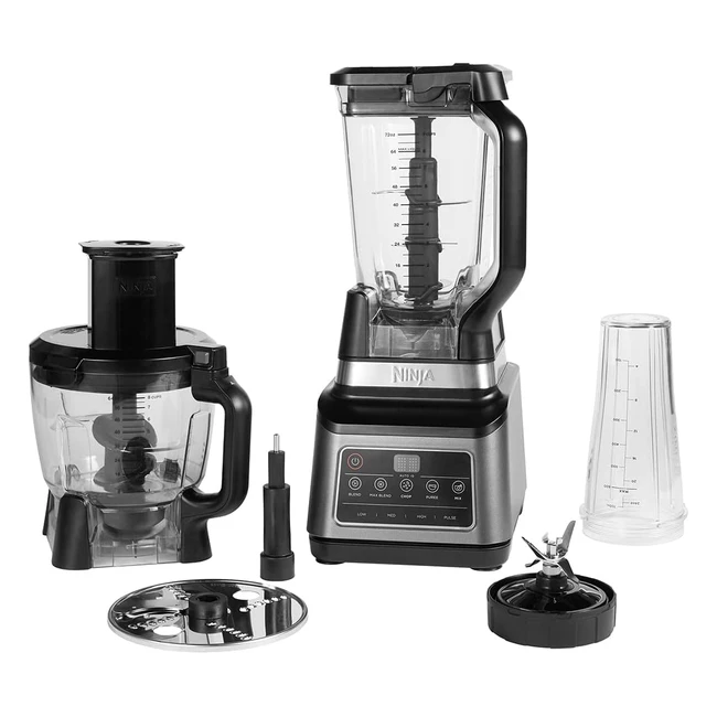 Ninja 3-in-1 Kchenmaschine Mixer 5 Programme 1200W schwarz