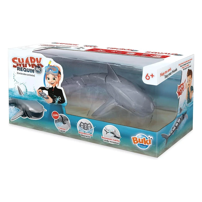 Requin RC Buki 37292 - Effrayez famille et amis avec ce requin radiocommandé