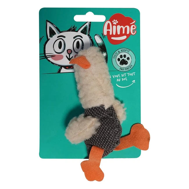 Jouet pour chat en forme doie 10 cm avec grelot - Jeu interactif de chasse