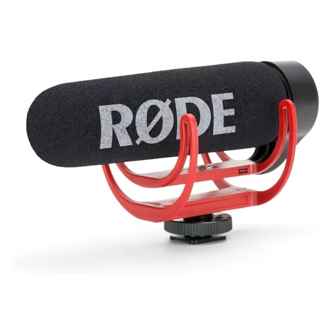 RDE VideoMic Go Lightweight On-Camera Shotgun Microphone  Clear Audio Easy to 