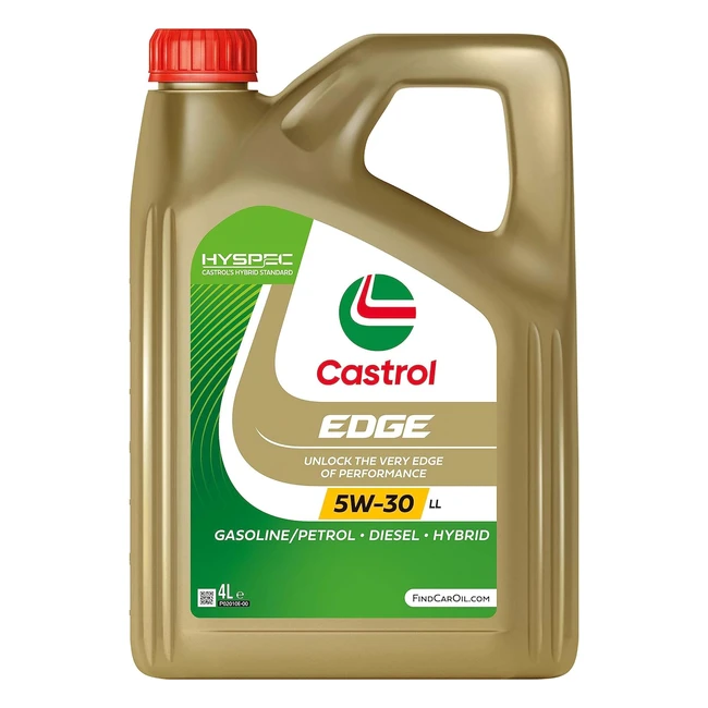 Castrol Edge 5W30 LL Longlife Motoröl 4L - Stärkste Leistung für Ihren Motor