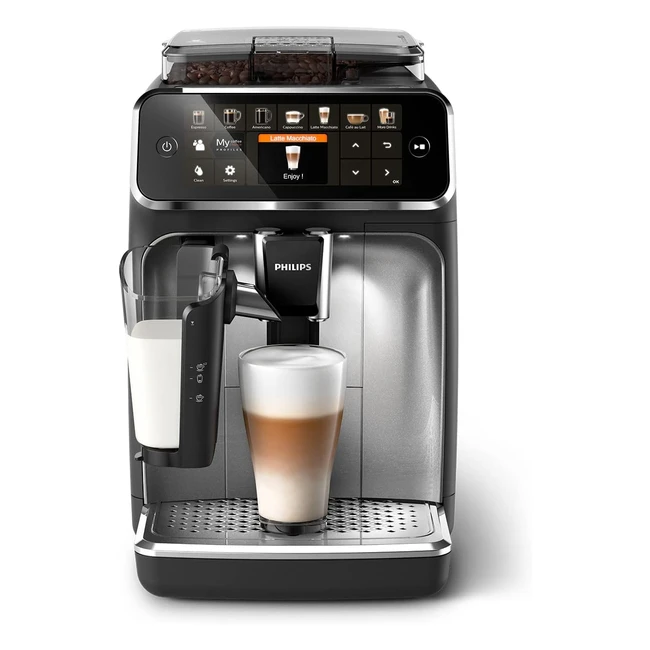 Philips 5400 Series Bean-to-Cup Espresso Machine - Silky Smooth Froth - 12 Coffe