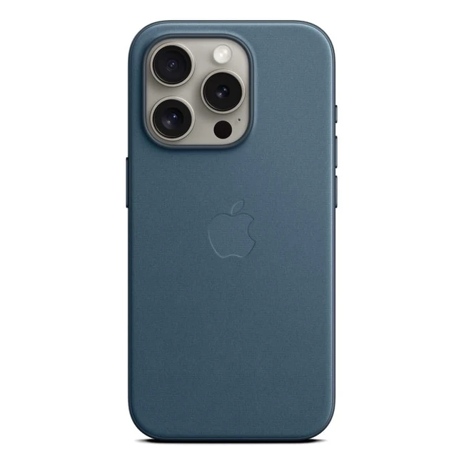 Custodia Apple MagSafe Intessuto Finewoven per iPhone 15 Pro - Blu Pacifico
