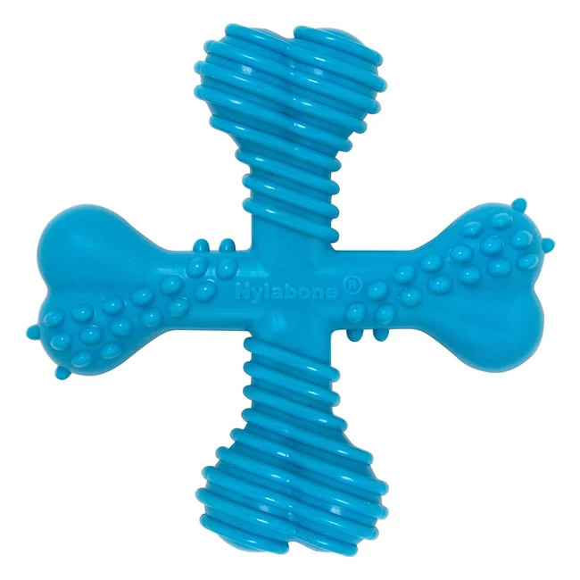 Nylabone Extreme Tough Dog Chew Toy - Durable, Cleans Teeth - Beef Flavour - Small/Large Breeds