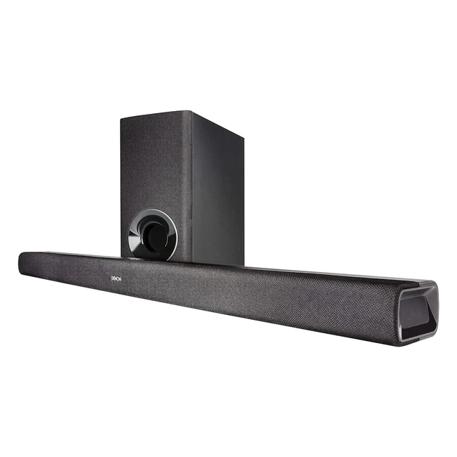 Denon DHTS316BKE2 Soundbar mit kabellosem Subwoofer HDMI mit ARC optisch Bluetooth Dolby und DTS Decoder Schwarz