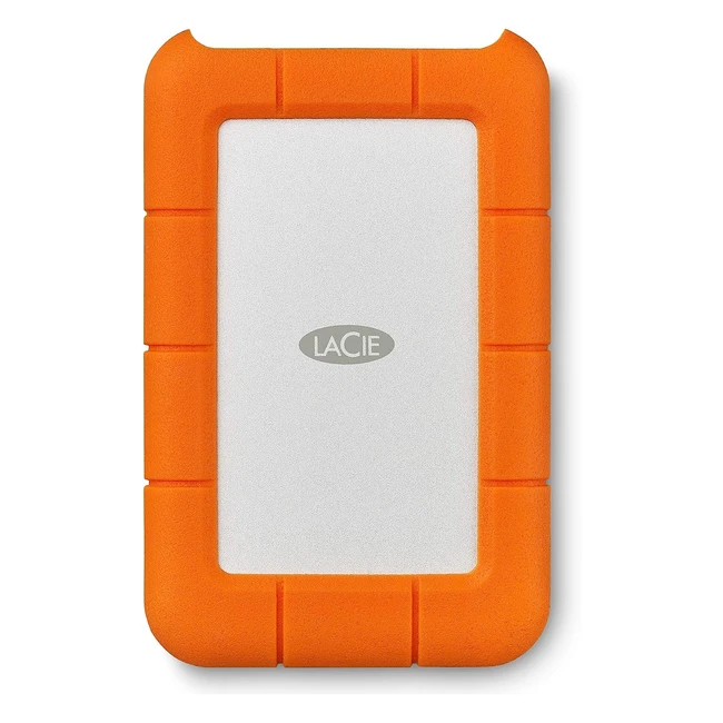 Lacie Rugged Mini 2TB 25 Portable External Hard Drive | Shock & Drop Resistant | 2 Year Rescue Services